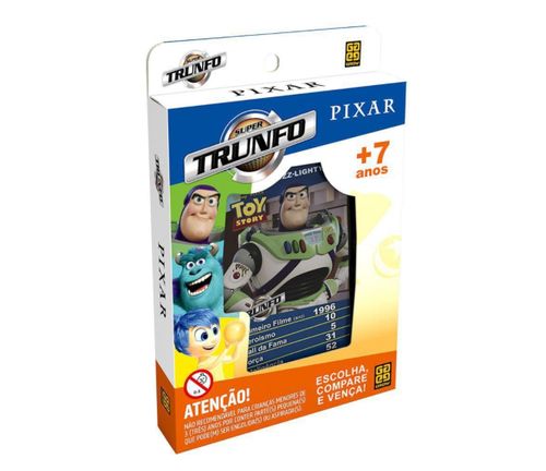Jogo de Cartas  -Trunfo Pixar GROW
