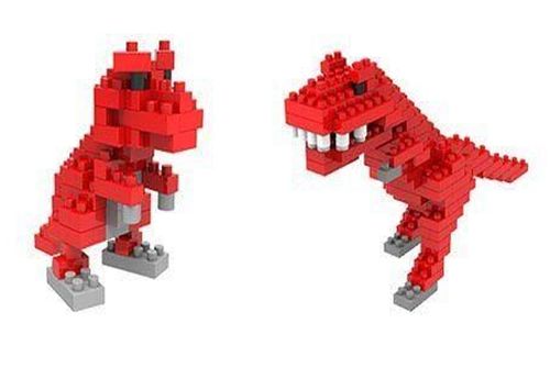 Nano Blocos 2 em 1 - Animais - Dinossauro MULTIKIDS