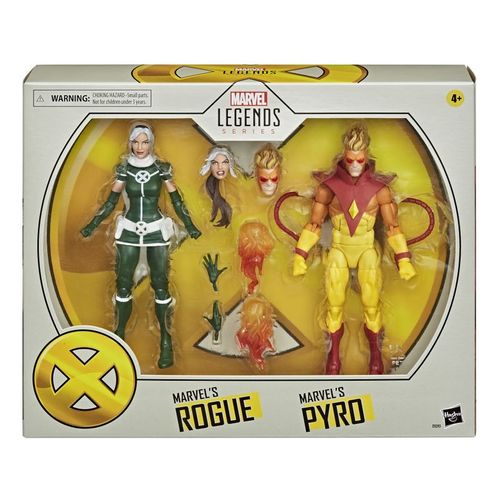 Figura de Acao 22 Cm - Disney - Marvel Legends Series - X-Men Rogue e Pyro HASBRO