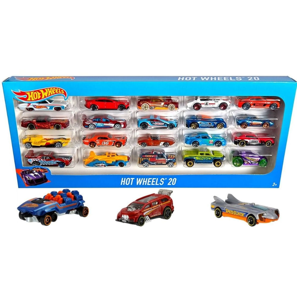 Carrinho Hot Wheels - 20 Carros MATTEL MATTEL