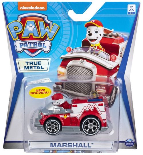 Patrulha Canina - Mini Veiculo em Clip Strip - True Metal - Marshall Bombeiro SUNNY BRINQUEDOS