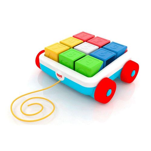 Blocos de Atividade para Passear - Fisher-Price Carrinho de Blocos MATTEL MATTEL