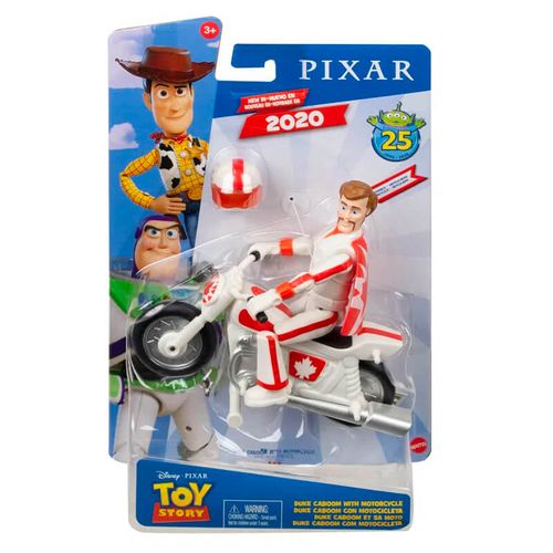 Boneco Articulado - Toy Story 4 - Duke Caboom com Motocicleta - GDP65 MATTEL