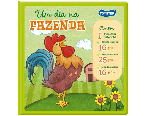 Um Dia na Fazenda - Livro Brinquedo