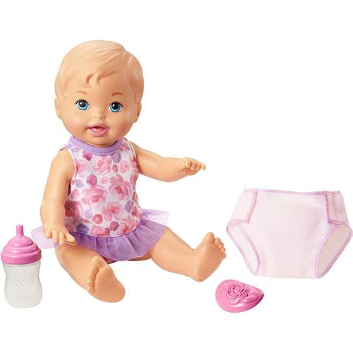 Boneca Little Mommy - Bebe Faz Xixi - Lilas MATTEL