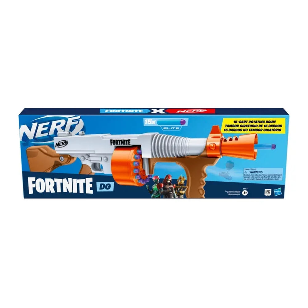 Lança-Dardos - Fortnite HR - Nerf - 6 Dardos - Hasbro