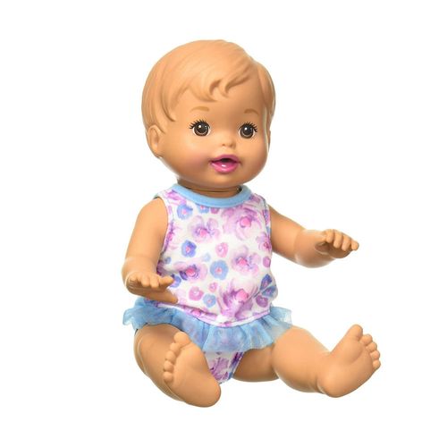 Boneca Little Mommy - Bebe Faz Xixi - Azul MATTEL