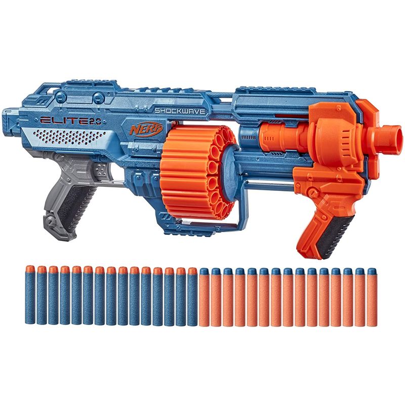 Nerf - Lancador Elite 20 Shockwave Rd-15 E9531 HASBRO