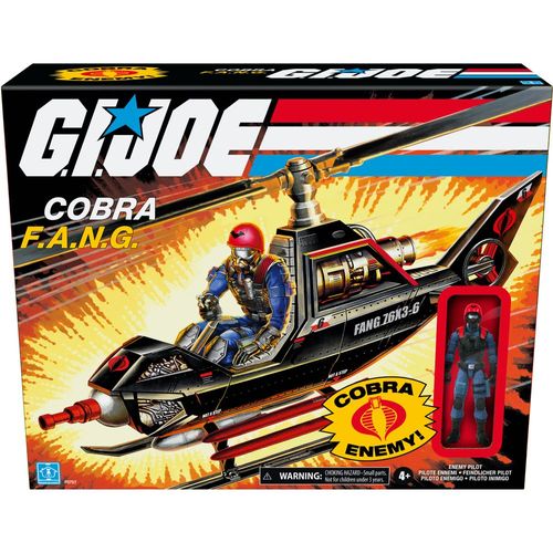 GI Joe Retro Collection Cobra FANG Veiculo e Figura Cobra Pilot - F0757 HASBRO