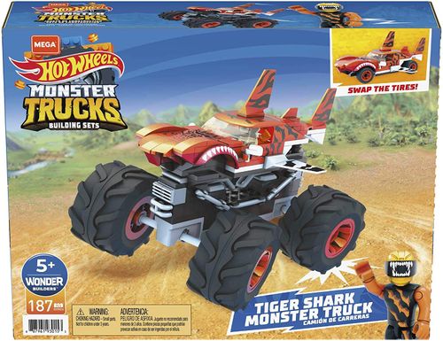 Mega Construx - Hot Wheels - Monster Trucks - Tiger Shark MATTEL