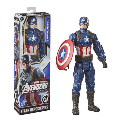 Boneco Marvel Titan Hero - Capitao America - F0254 HASBRO