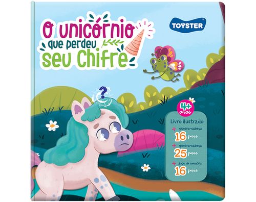 Livro Brinquedo – O Unicornio que perdeu seu chifre TOYSTER