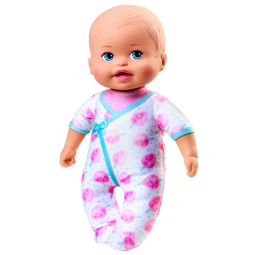 Little Mommy Meu Primeiro Abraco  - Macacao Branco e Rosa MATTEL