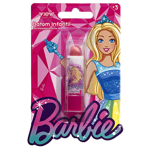 Batom Infantil Barbie - Rosa Claro VIEW
