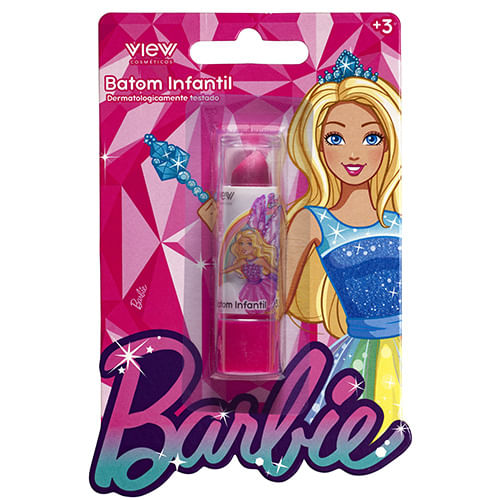Batom Infantil Barbie - Rosa VIEW COSMETICOS