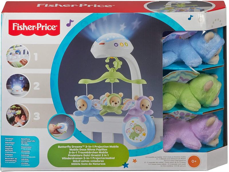 Fisher Price - Móbile Ursinhos com Controlo Remoto, Fisher Price core