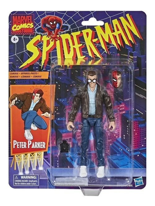 Boneco Hasbro Marvel Homem Aranha Retro - Peter Parker HASBRO