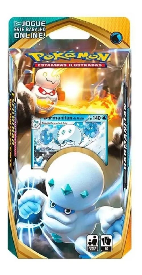 Starter Deck Pokemon Espada e Escudo 3 - Escuridao Incandescente - Darmanitan de Galar COPAG DA AMAZONIA