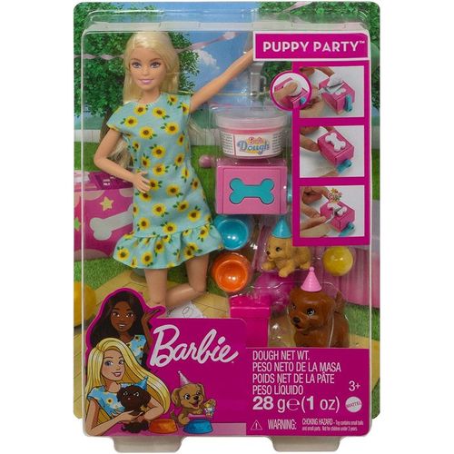 Boneca - Barbie - Aniversario do Cachorrinho - MATTEL