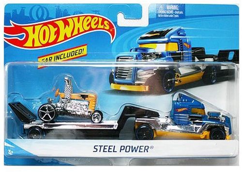 Caminhao - Hot wheels - Transportador - Steel Power MATTEL
