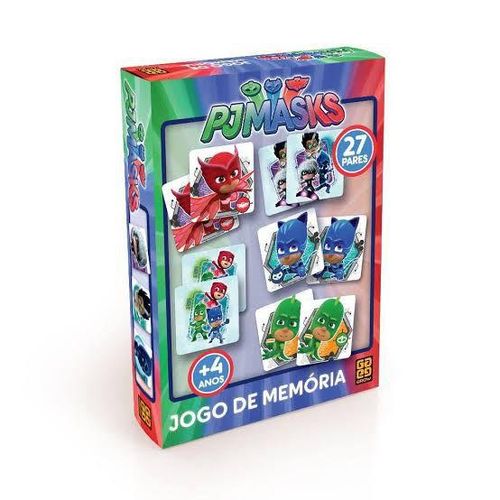 Jogo de Memoria - PJ Masks - 03523 GROW