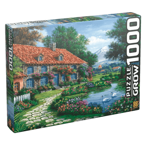 Puzzle 1000 pecas Recanto dos Cisnes - 03458 GROW