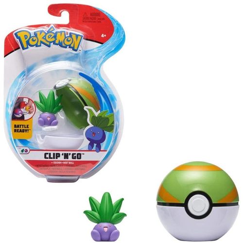 Boneco - Pokemon - Oddish e Pokebola Nest - 2606 SUNNY BRINQUEDOS