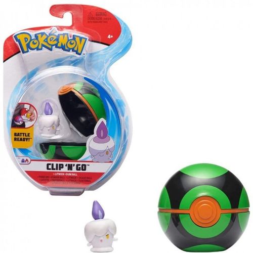 Boneco - Pokemon - Litwick e Pokebola Dusk - 2606 SUNNY BRINQUEDOS