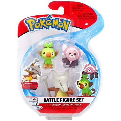 Boneco Pokemon Oddish e Pokebola Nest - 2606 sunny brinquedos em