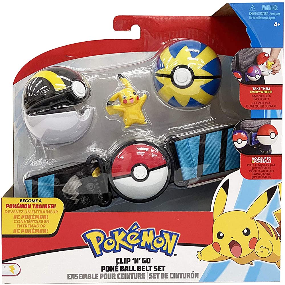 Cinto Pokemon - Com Pokebola e Figura do Pikachu SUNNY BRINQUEDOS