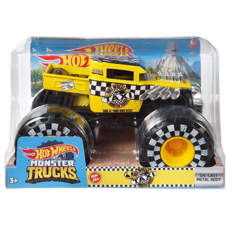 Hot Wheels Monster Trucks Veículo de Brinquedo Bone Shaker Die Cast Bone  Shaker