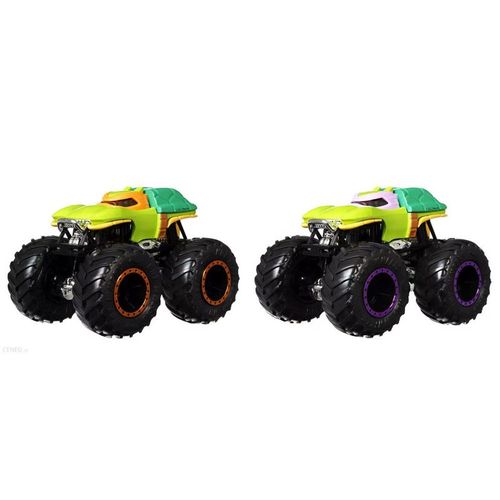 Hot Wheels - Conjunto de Veiculos Monster Trucks - Michelangelo Vs Donatello MATTEL