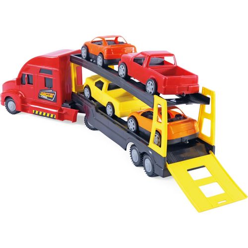 Cegonheira Paccar Vermelha com 4 Carrinhos HOMEPLAY