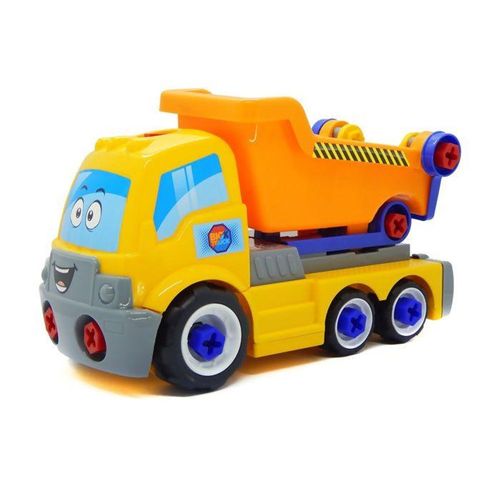 Caminhao Basculante - Big X Truck - Amarelo HOMEPLAY