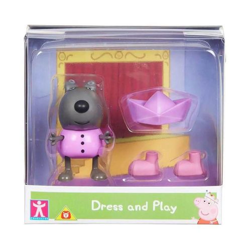Figuras Peppa Pig com Roupinhas - Danny Cao Chapeu e Botas SUNNY BRINQUEDOS