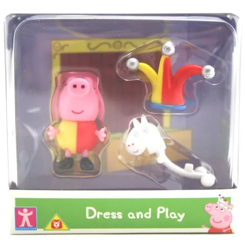 Figuras Peppa Pig com Roupinhas - Chapeu e Cavalinho SUNNY BRINQUEDOS