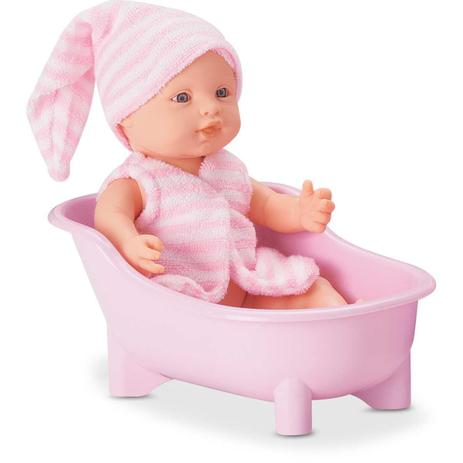 Boneca Micro Bebe - Banheira - Rosa Claro ROMA JENSEN
