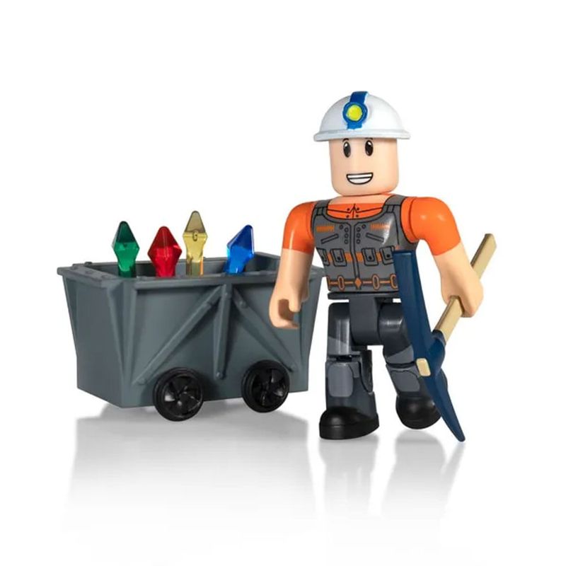 Boneco Action Figure Roblox Carpinteiro Construtor C Serrote em