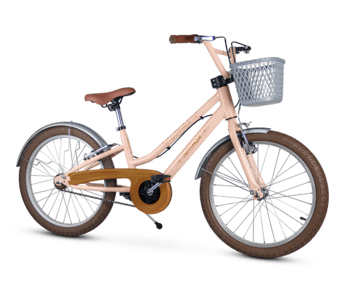 Bicicleta Nathor Aro 20 Antonella Teen com Cestinha Rosa NATHOR INDUSTRIA E C
