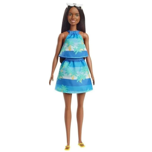 Boneca Barbie Malibu - Negra - Loves The Ocean MATTEL