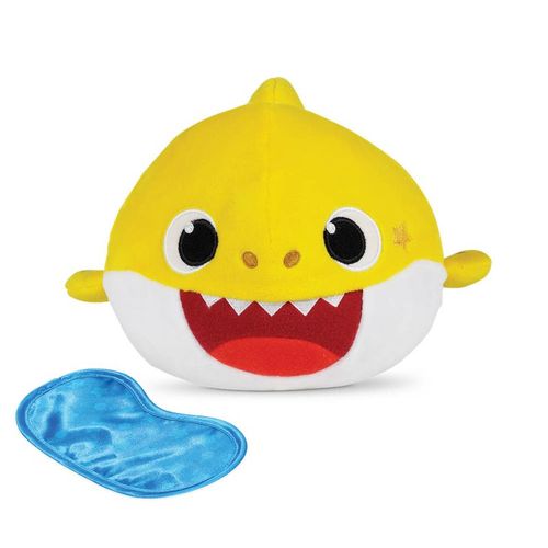 Baby Shark pelucia hora de dormir com musica - Amarelo SUNNY