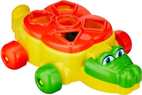 Jacare Junior Brinquedo Educativo - Amarelo TA TE TI INDUSTRIA E