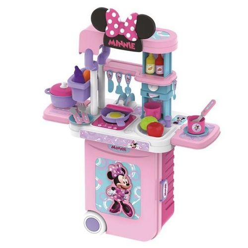 Maleta de Viagem - Play Set - Minnie Cozinha 3 em 1 - Rosa e Rosa Escuro MULTIKIDS