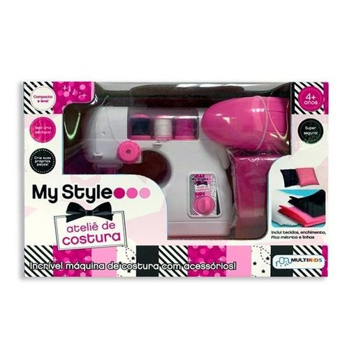 Maquina de Costura com Acessorios - MY STYLE ATELIE DE COSTURA - +4 Anos Multikids - BR1229 MULTIKIDS