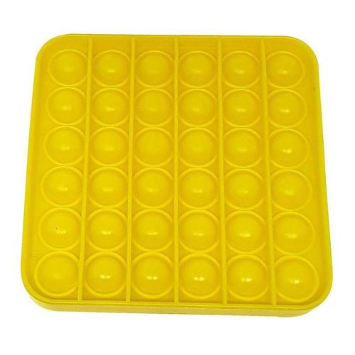 Pop-it - Brinquedo Infantil Aperta Pop Classico - Quadrado Amarelo - 44043 TOYNG