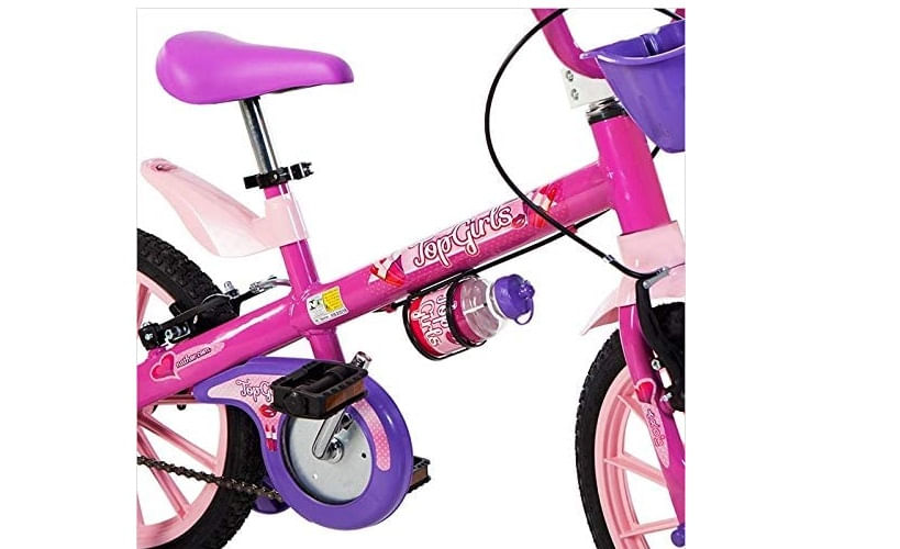 Bicicleta Infantil 4 A 5 Anos Feminina Princesas Meninas