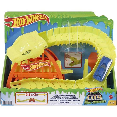 Pista - Hot Wheels - Ataque na ponte da vibora toxica - FNB05 MATTEL