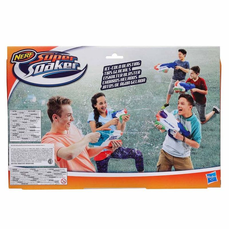 Lançador De Água Nerf Super Soaker Twin Tide Hasbro - E0024