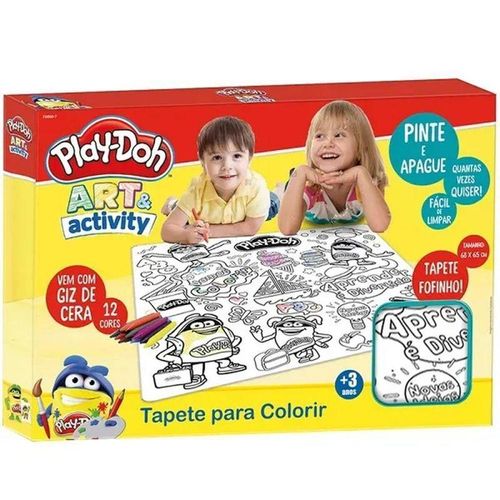 Tapete Para Colorir - Play-Doh - Art e Activity BARAO