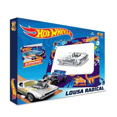 Lousa Radical  Com Quebra Cabeca - Hot Wheels - Fun BARAO
